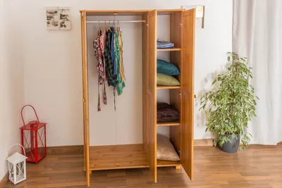 Produktbild von Kleiderschrank Kiefer 120 cm