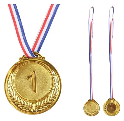Produktbild von Leantoys Goldmedaille Erster Preis Trophäe Zink 6,5 cm