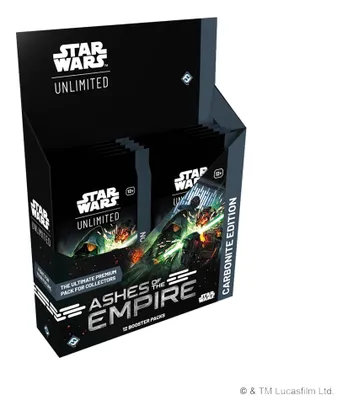 Produktbild von Star Wars Unlimited ASH Ashes of the Empire Carbonite Edition Booster Box