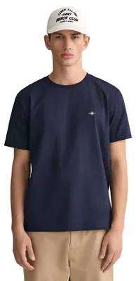Produktbild von Gant Herren Reg Shield T-Shirt T Shirt, Evening Blue, 5XL EU