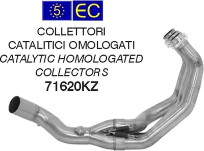 Immagine prodotto di Collettore di scarico catalitico ARROW omologato per Yamaha