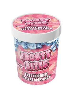 Produktbild von Frosty Bites - Freeze Dried Ice Cream Strawberry 40 g