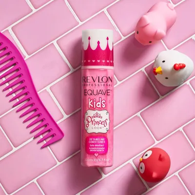 Produktbild von Revlon Equave Kids Princess Look, Kinder, Professionelle Haarspülung, Alle Haare, Alle Farben, Glanz, Glättend, Weichmachend, 200 ml