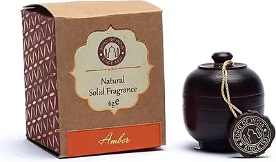 Produktbild von Duftcreme Amber im Palisanderglas – Packung mit 3 Stück – 6 g