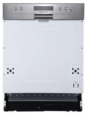 Produktbild von Respekta Einbaugeschirrspüler Kari, 60 cm, mit Display, teilintegriert, 12 Maßgedecke