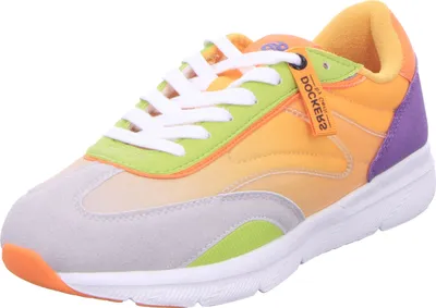 Produktbild von Dockers Damen Sneaker 32812-33, 32812-34, 32812-35, 32812-36, 32812-37, 32812-38, 32812-39, 32812-40, 32812-41 DOK-56SK601-810 grau/multi 36 [Schuhe Frau]
