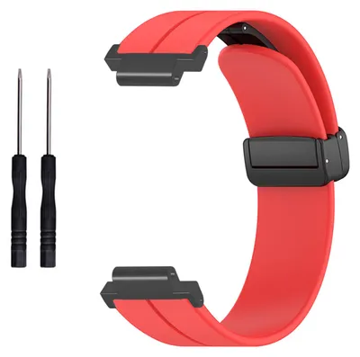 Produktbild von Magnetisches Silikonarmband mit Faltschließe