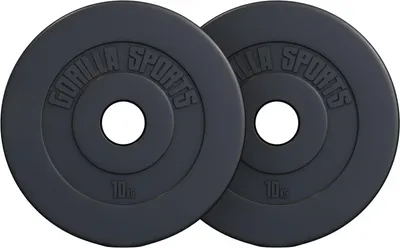 Obrázok produktu pre Gorilla Sports Sada záťažových kotúčov, 2 x 10 kg