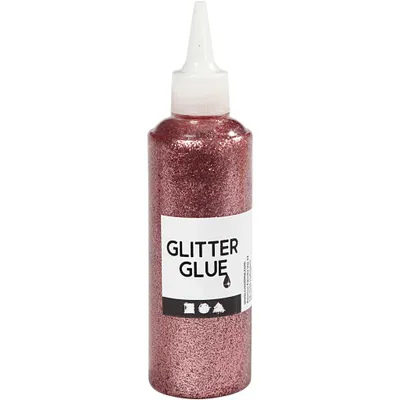 Image de Creativ Company CC Glitter glue 118 ml Light pink