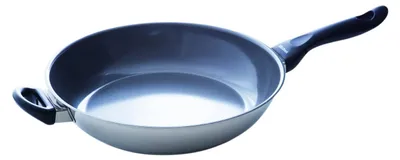 Pfanne mit Gegengriff, 32 cm, Edelstahl, keramische Antihaftbeschichtung