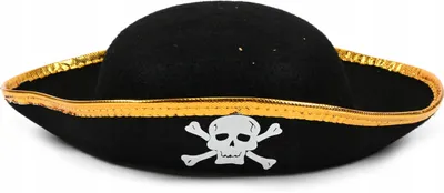 Zdjęcie produktu dla Kapelusz Pirata Czapka Z Czaszką Przebranie Strój Karnawał Różne Kolory