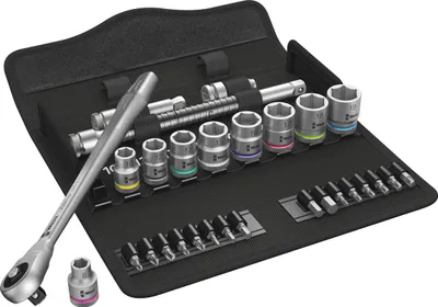 Produktbild von WERA 8100 SB 7 Zyklop Steckschlüsselsatz 3/8" (10 mm) 05004047001 (05004047001)