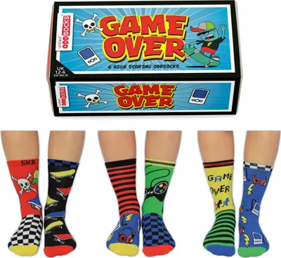 Produktbild von Game Over Oddsocks Socken in 30,5-39 im 6er Set