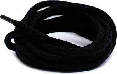 Zdjęcie produktu dla Corbby Czarne Woskowane Grube Sznurowadła 120 cm