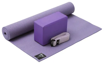 Zdjęcie produktu dla Yoga-Set kick it - one (Yogamatte + Yogablock + Yogagurt)