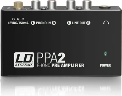 Zdjęcie produktu dla LD Systems PPA 2 Przedwzmacniacz gramofonowy