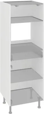 Produktbild von PICCANTE Smart Midischrankkorpus Seitenpaket BxTxH 60 x 55,5 x 176,6 cm SOFT WHITE Clickmontage Nr. 37""
