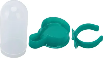Immagine prodotto di Mangiatoia per piccioni capacità  Abbeveratoio automatico per gabbia verde 800 ml
