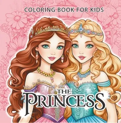 Immagine prodotto di Kolorowanka usztywniana Różowa The Princess Księżniczki