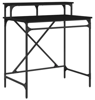 Produktbild von Schreibtisch Schwarz Eichen-Optik 80 x 50 x 90 cm Holzwerkstoff
