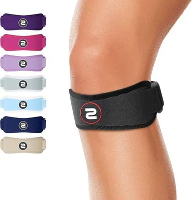 Produktbild von Famanu Patellaband Kniebandage - Unterstützung bei Arthritis und Osgood Schlatter