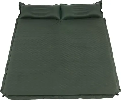 Produktbild von GOPLUS Campingmatratze Doppelschlafmatte Selbstaufblasend mit 2 Kissen, Isomatte 186 x130 cm, Ultraleicht, für Camping & Reisen