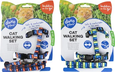 Productafbeelding van Duvo+ Kat Wandelset Visgraat 20-35cm / 10mm - 125cm