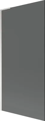 Produktbild von Mexen Next L Badewannen-Faltwand 1-teilig 90 x 150 cm, Graphit, gebürsteter Nickel - 895-090-000-03-40-97