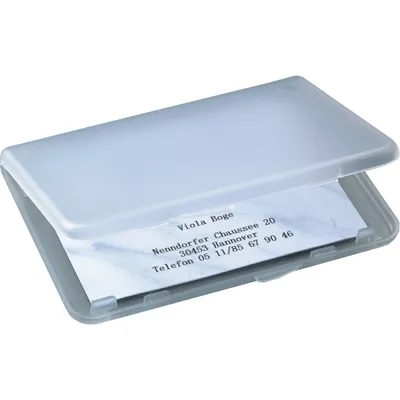 Produktbild von SIGEL VA140 Visitenkarten-Etui, transparent, matt
