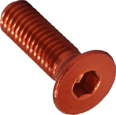 Produktbild von Alu M6x35 Senkkopfschraube Orange