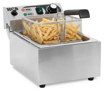 Produktbild von HCB Fritteuse - 6 Liter - 230V - Edelstahl - 8726
