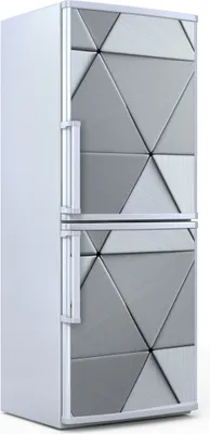 Produktbild von Kühlschrankdekoration  60x180 cm  Aufkleber auf dem Kühlschrank - Geometrische Muster Abstrakt
