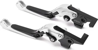 Produktbild von Motorrad Einstellbarer Bremskupplungshebel CNC-Aluminiumlegierung Ersatz für Yamaha TMAX 530 2012-2019Silber