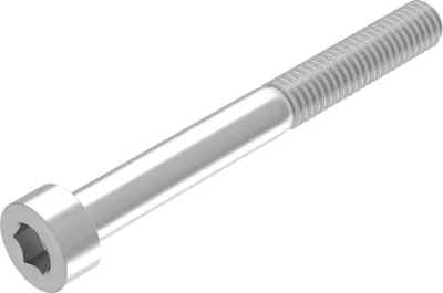 Zdjęcie produktu dla SECCARO śruba z łbem walcowym M6 x 55 mm, stal nierdzewna V2A VA A2, DIN 912/ISO 4762, gniazdo sześciokątne, 20 szt