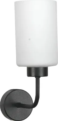 Immagine prodotto di Lampada Da Parete Nera, Lampada In Vetro Bianco 15-423 Jastar