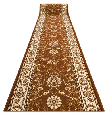 Image de TAPIS DE COULOIR BCF MORAD Klasyk classique marron 100 cm marron 100x880 cm