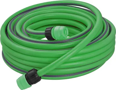 Zdjęcie produktu dla Wąż ogrodowy, trójwarstwowy, Green Tech, 1/2", 25 m, elastyczny, odporny na UV