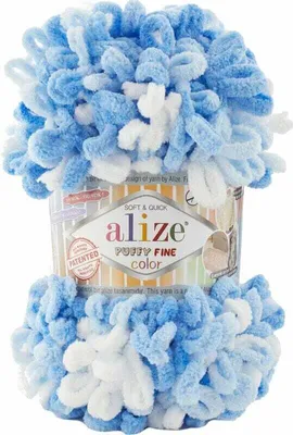 Produktbild von Alize Puffy Fine Color 6371 Strickgarn