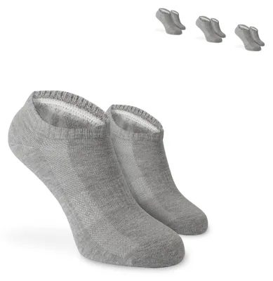 SOKKS Calzini Quarter Grigio in Cotone — Primo piano