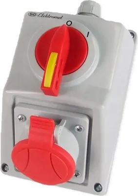 Immagine prodotto di ELEKTROMET | Set Di Installazione C16-18N - 400V - Grigio Chiaro - Alta Qualita - IP54 - Sicurezza