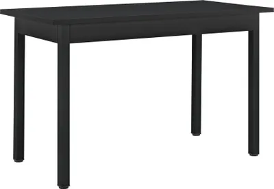 Produktbild von [en.casa] Moderner Esstisch für 4 Stühle schwarz (120x60cm) Esszimmertisch Küchentisch