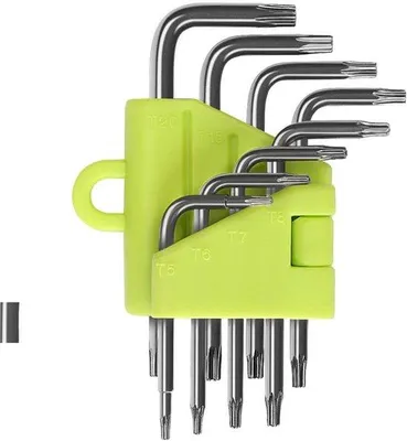 Produktbild von Torx-Schraubendreher-Set 8-teilig mit Praktischem Aufbewahrbehälter