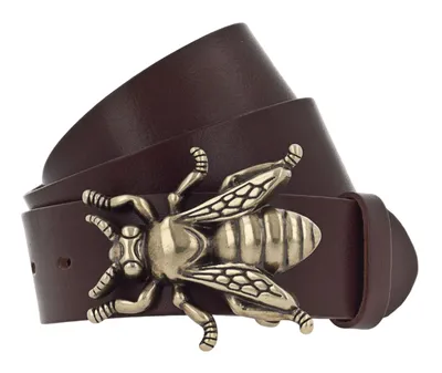 Produktbild von Vanzetti Leder Gürtel 40mm Leather Belt W100 Dark Brown dunkelbraun