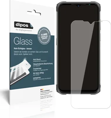 Obrázek produktu pro 2x ochranná fólie pro Ulefone Armor 12 - Anti-Shock 9H fólie dipos Glass plastové sklo