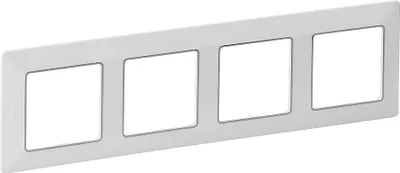 Image de Legrand VLIFE 4FACH RAHMEN UW/CHROM (754034)