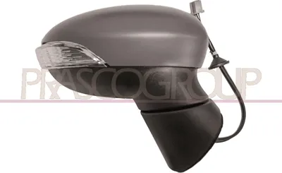 Produktbild von PRASCO FD3467323P Außenspiegel Seitenspiegel Rechts für FORD Fiesta Mk6 Schrägheck (JA8, JR8) Beheizt Asphärisch Grundiert Elektrisch