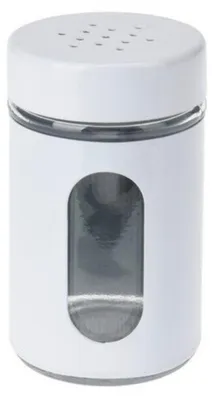 Produktbild von Excellent Houseware Salz- / Pfefferstreuer - Glas - weis - 94 ml
