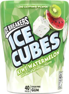 Produktbild von Ice Breakers Gum Ice Cubes Kiwi Watermelon (6 x 92g)
