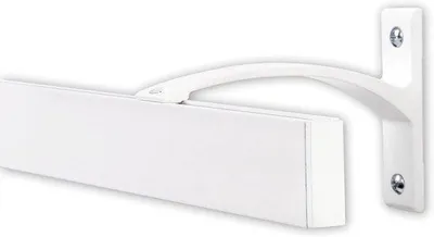 Obrázek produktu pro Vnitřní závěs v bílé barvě, 400 cm, ploché úchyty pro upevnění na vnitřní stěny