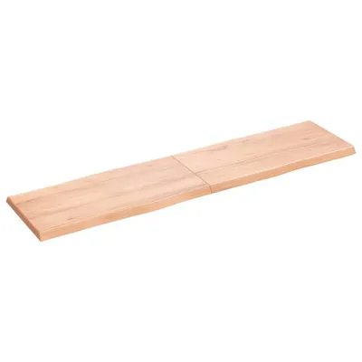 Immagine prodotto di Piano Tavolo Marrone Chiaro 160x40x(2-4) cm Rovere Non Trattato